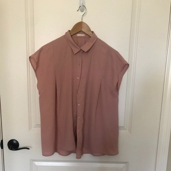 ShortSleeve Blouse Women Size M - Picture 1 of 4